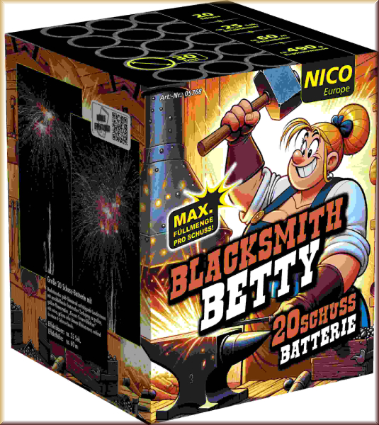 NICO Europe 05768 Blacksmith Betty, 20 Schuss - Bild
